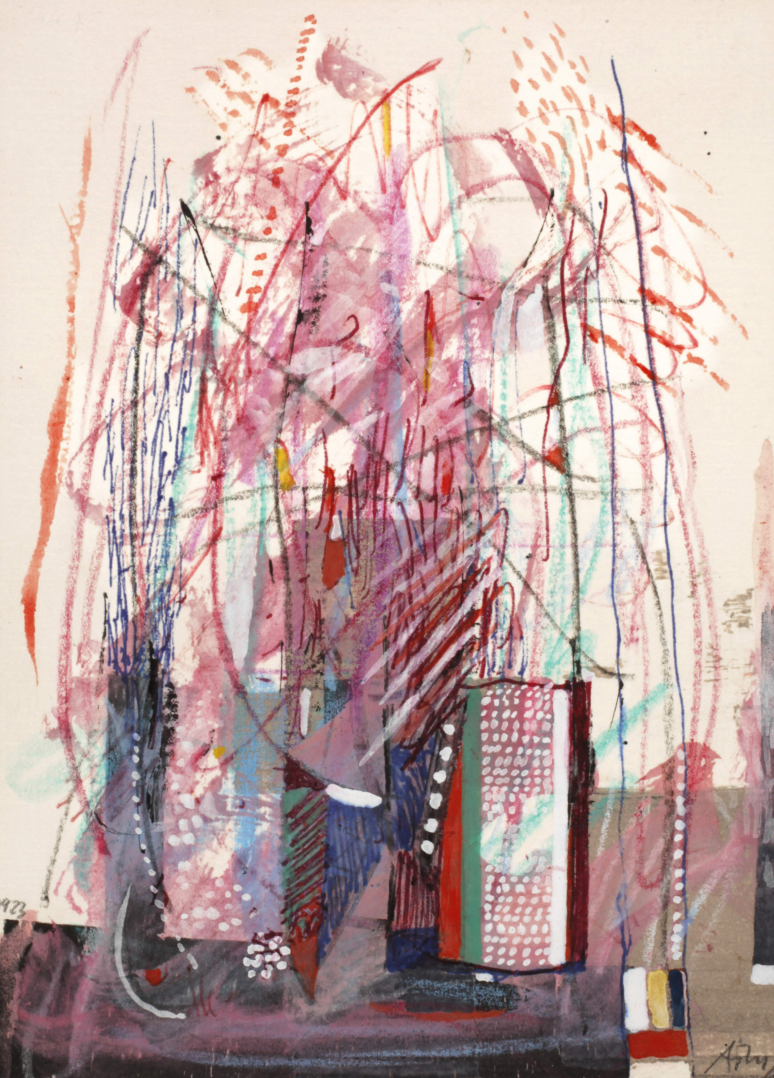 Alfred Traugott Mörstedt, "Rosarote Wasserkunst"