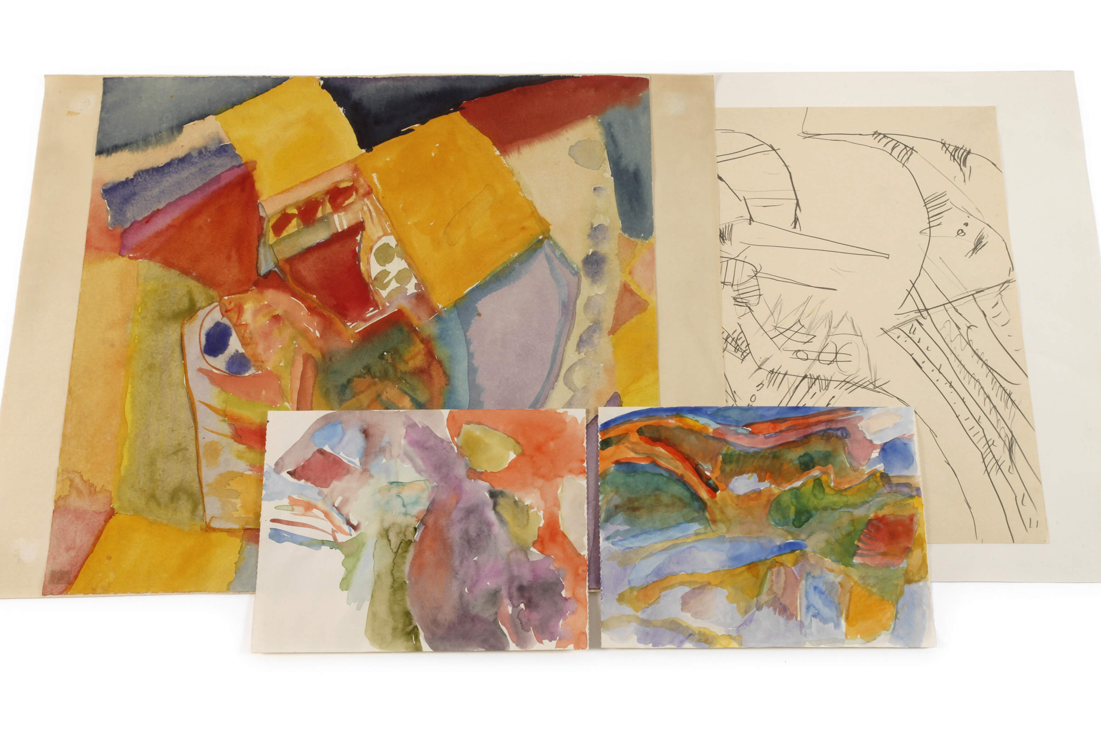 Armin Saub, Konvolut Arbeiten auf Papier
