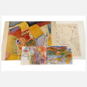 Armin Saub, Konvolut Arbeiten auf Papier