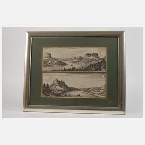 Matthäus Merian, Ansichten Festung Königstein