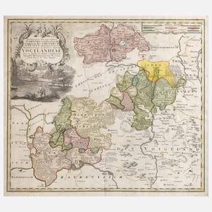 Homanns Erben, Kupferstichkarte Vogtland