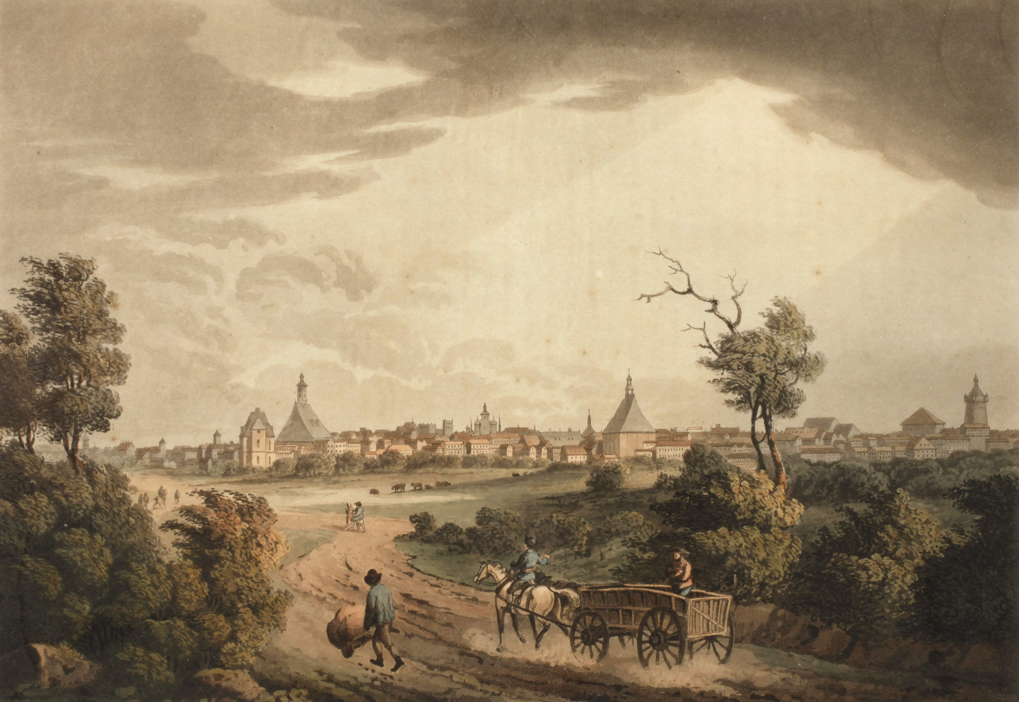 Robert Bowyer, Ansicht von Leipzig