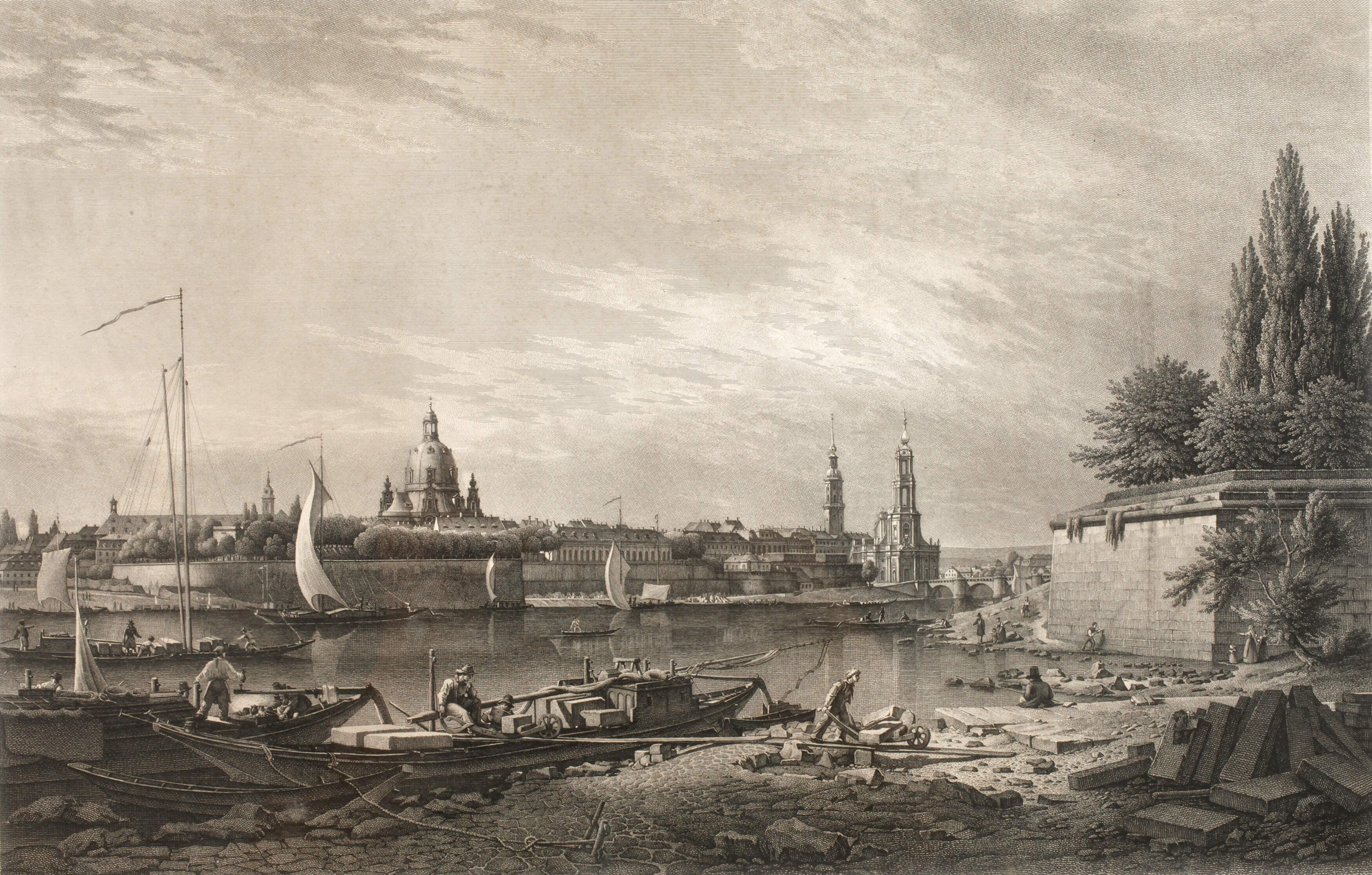 Christian Gottlob Hammer, Ansicht von Dresden