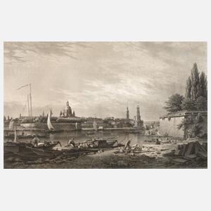 Christian Gottlob Hammer, Ansicht von Dresden