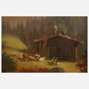 Franz Leuteritz, "Der Wasserfall bei Gastein"