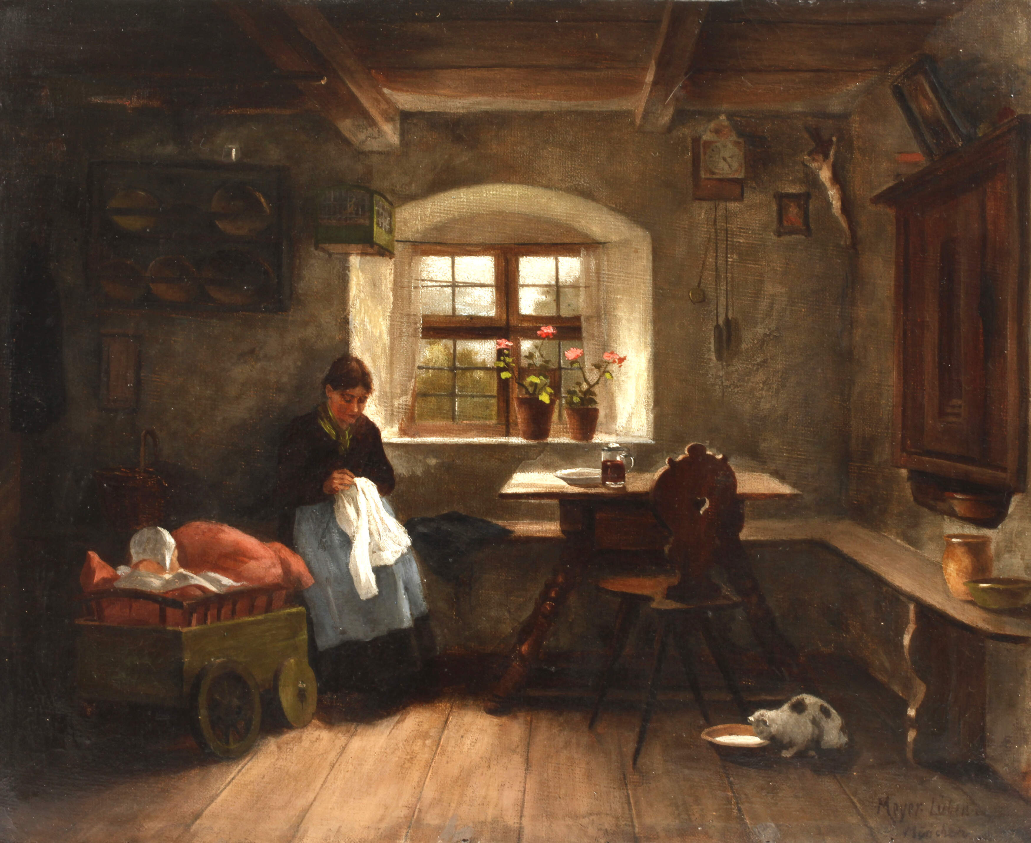 Walter Meyer-Lüben, Anrührende Stubenszene