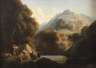 Heinrich Woldemar Rau, attr., Hirten im Gebirge