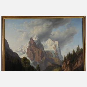 Karl Christian Sparmannn, Das Reichenbachtal mit Rosenlaui