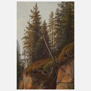 Karl Christian Sparmannn, Das Reichenbachtal mit Rosenlaui