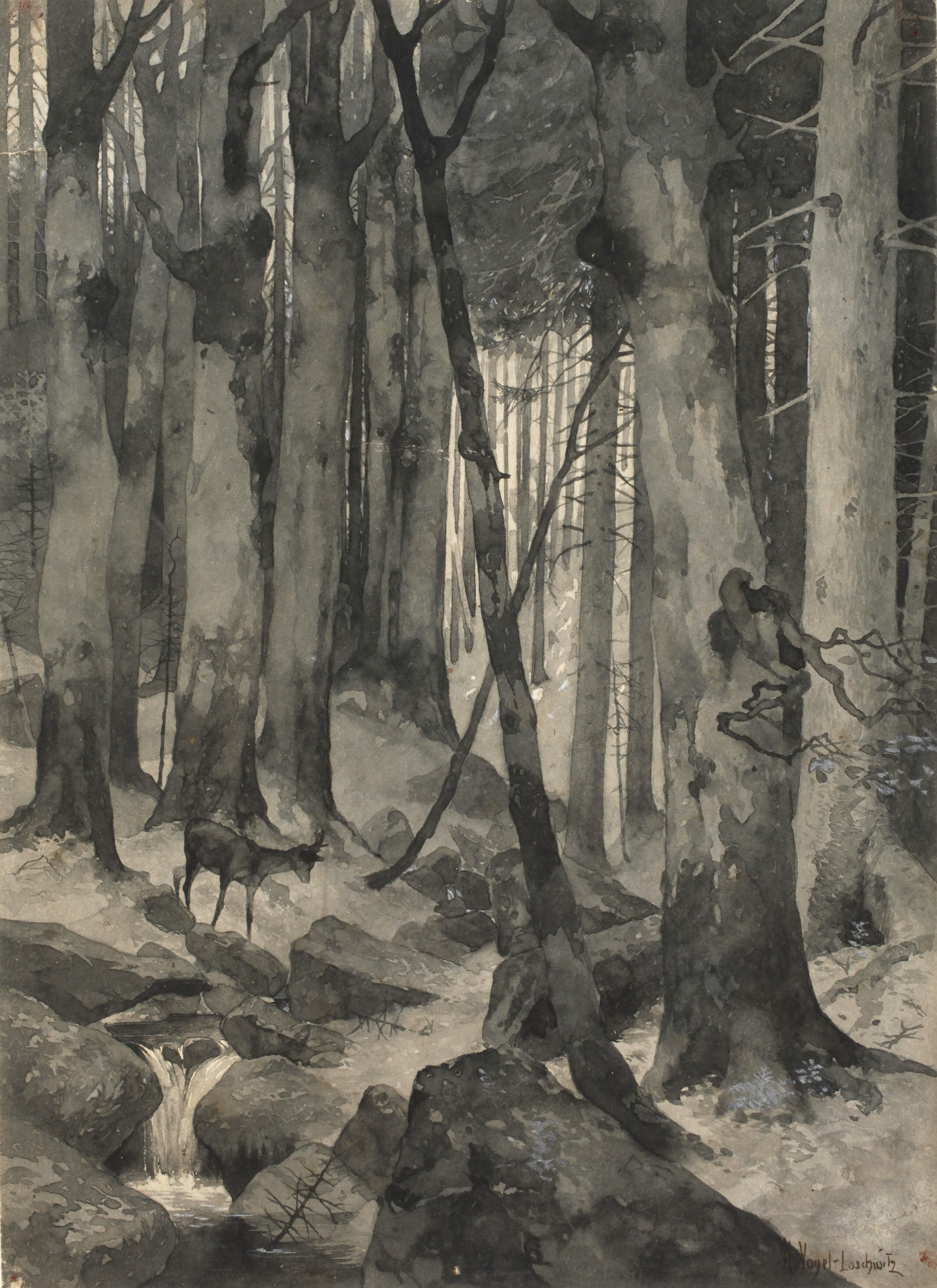 Hermann Vogel, Waldinneres