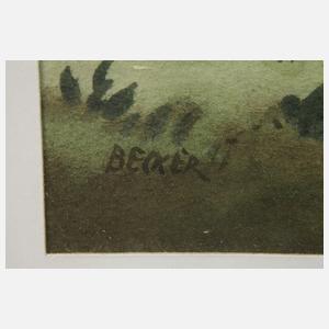 Willy Becker, Paar Erzgebirgsansichten