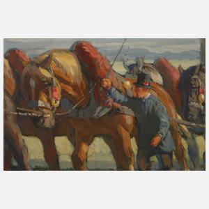 Paul Ehrenberg, "Vogtländisches Botenfuhrwerk ..."