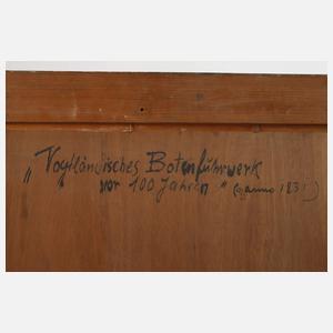 Paul Ehrenberg, "Vogtländisches Botenfuhrwerk ..."