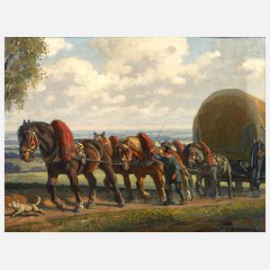 Paul Ehrenberg, "Vogtländisches Botenfuhrwerk ..."