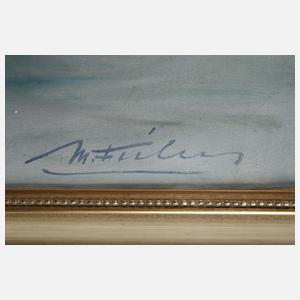 Manfred Feiler, "Vor der Hafeneinfahrt"