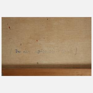 Manfred Feiler, "Vor der Hafeneinfahrt"