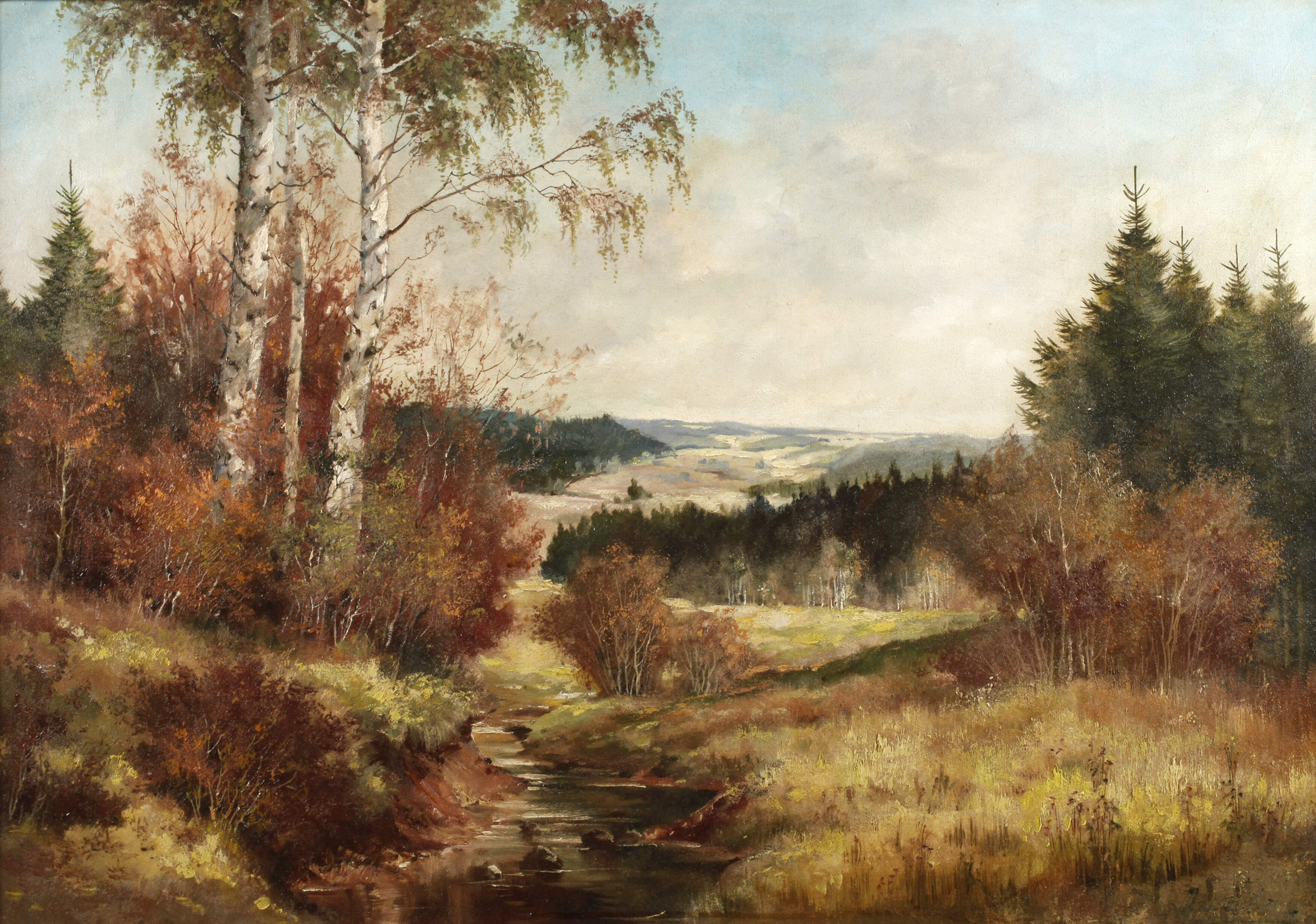 Manfred Feiler, Landschaft im Vogtland