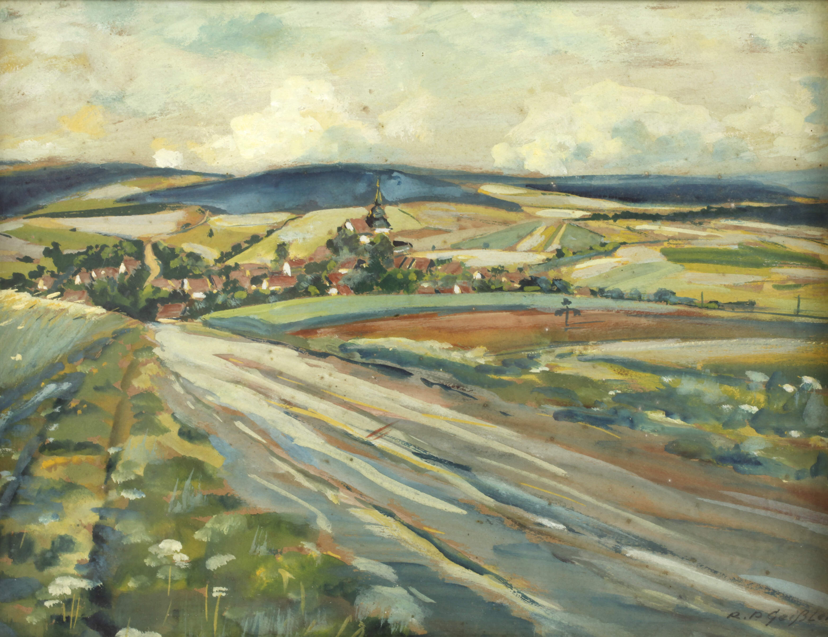 Robert Paul Geißler, Sächsische Landschaft