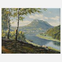 Herbert Grotegut, Blick zur Festung Königstein111