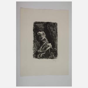 Bernhard Heisig, zwei Blätter aus dem Zyklus "Krieg"