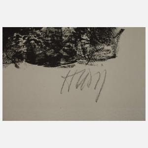 Bernhard Heisig, zwei Blätter aus dem Zyklus "Krieg"