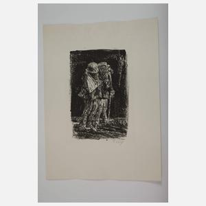 Bernhard Heisig, zwei Blätter aus dem Zyklus "Krieg"