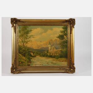 Minni Herzing, Pfarrkirche St. Sebastian in Ramsau