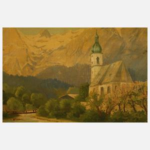 Minni Herzing, Pfarrkirche St. Sebastian in Ramsau