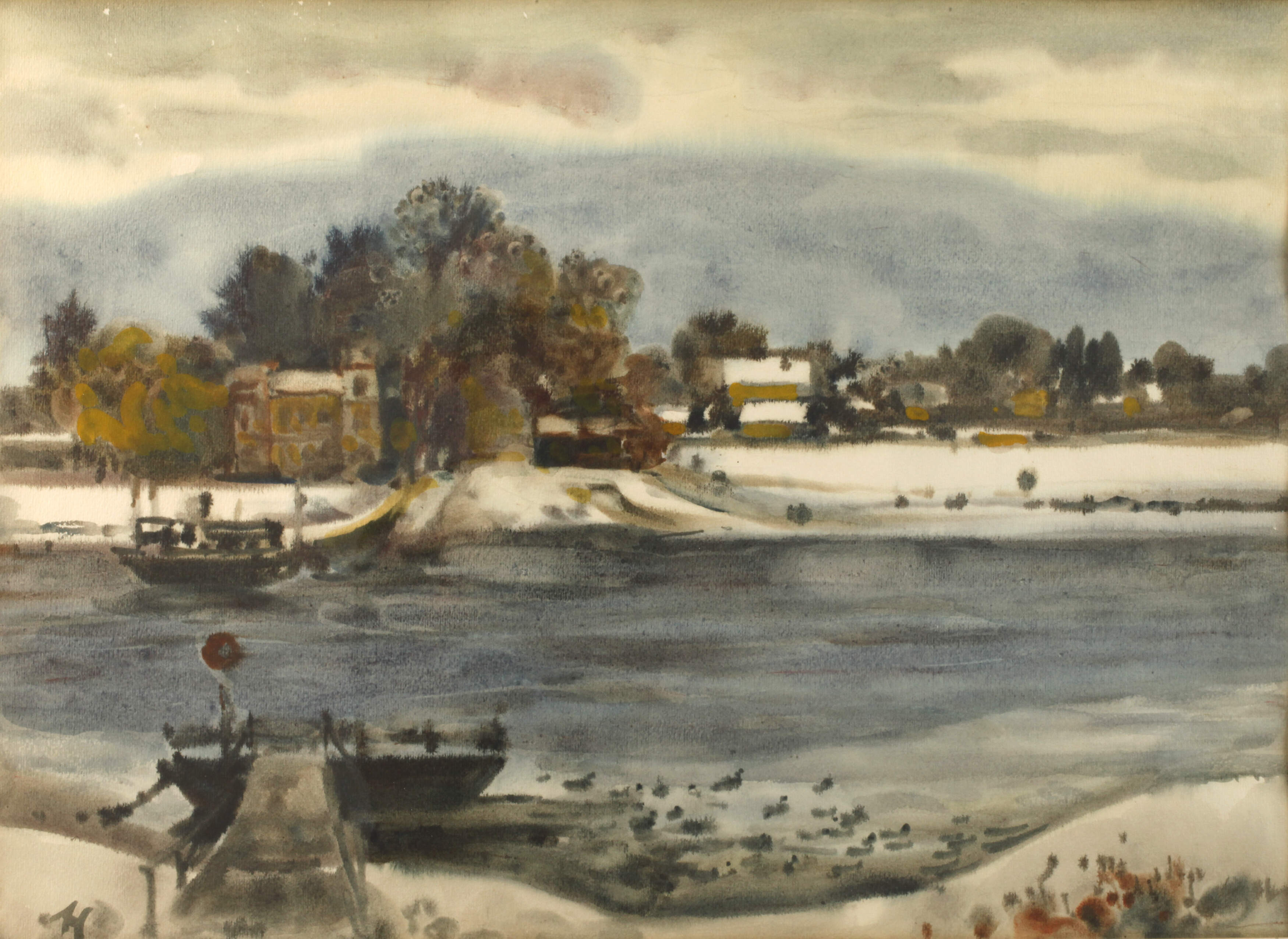 Alfred Hesse, Elbfähre in Pillnitz