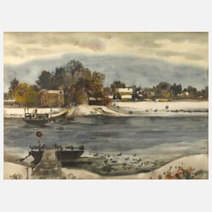 Alfred Hesse, Elbfähre in Pillnitz