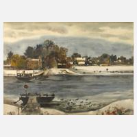 Alfred Hesse, Elbfähre in Pillnitz111