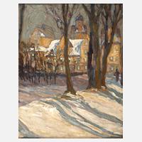 Alfred Hofmann-Stollberg, "Schloss Stein im Winter II"111