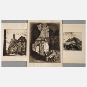 Georg Jahn, Blick auf die Frauenkirche in Dresden