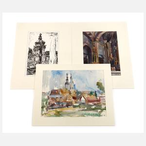 Elfriede Mäckel, Architekturdarstellungen