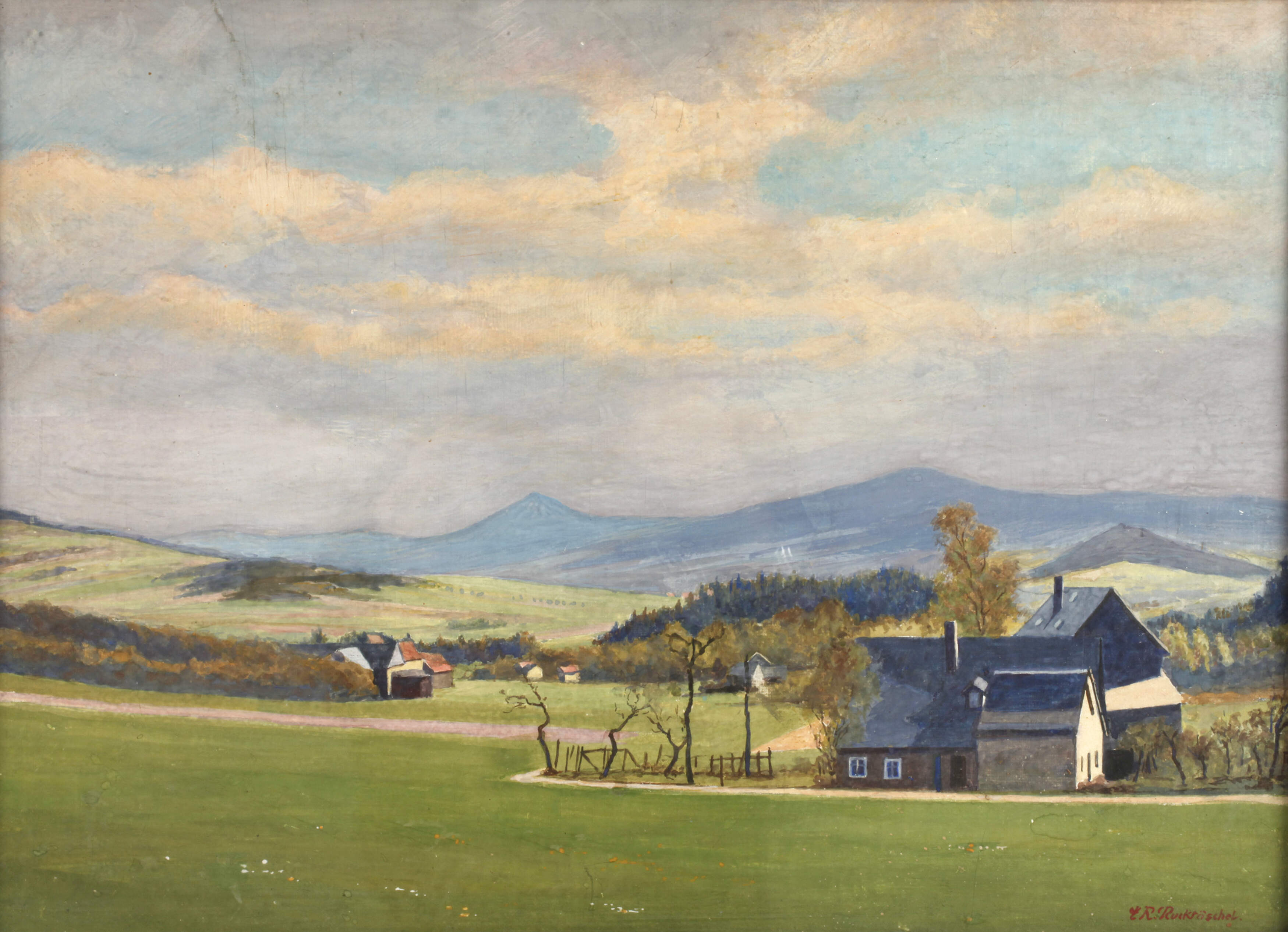 Emil Richard Rucktäschel, Sommer im Gebirgsvorland