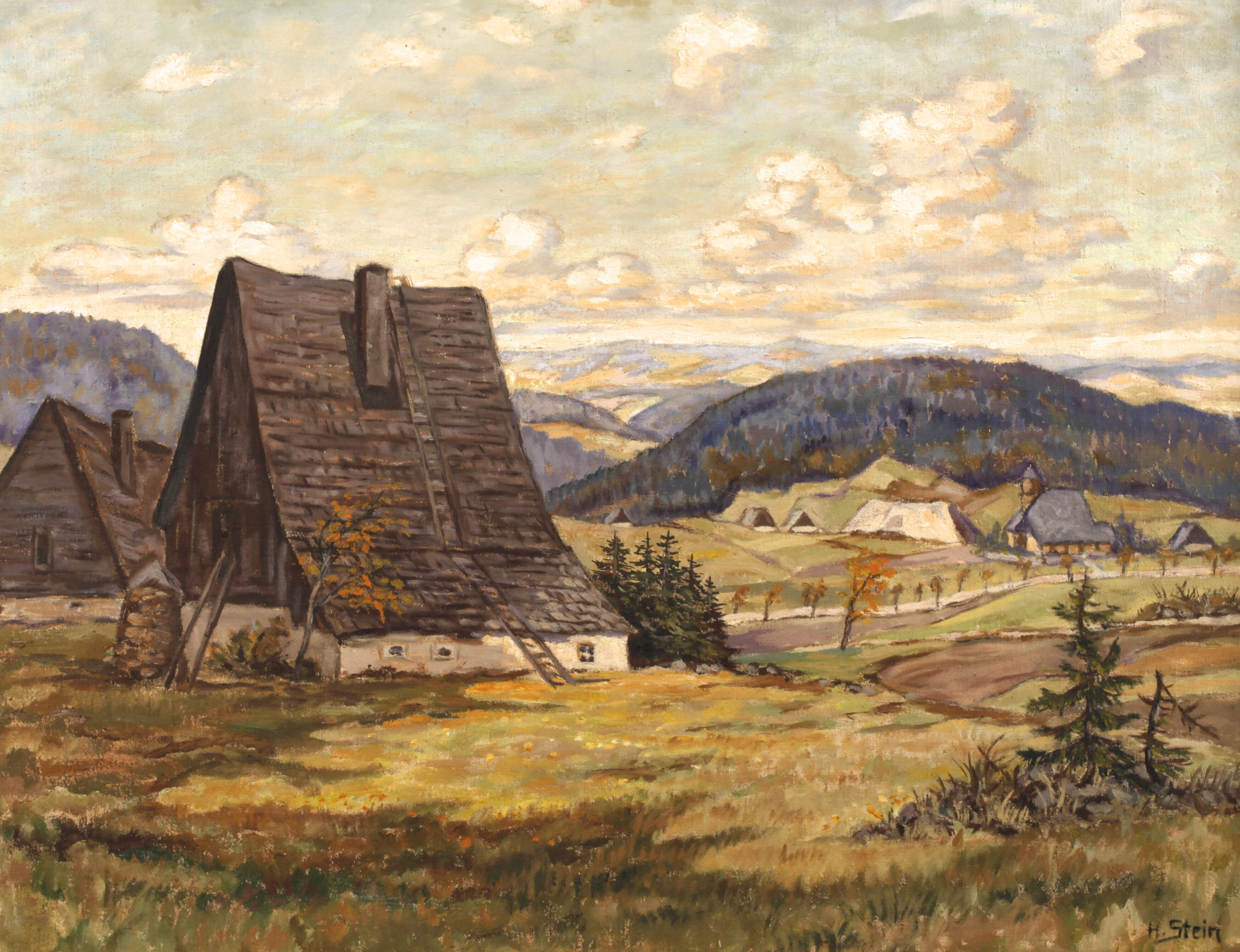 H. Stein, Osterzgebirgische Landschaft