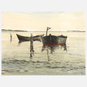 Alfred Tröger, Boote an der Ostseeküste