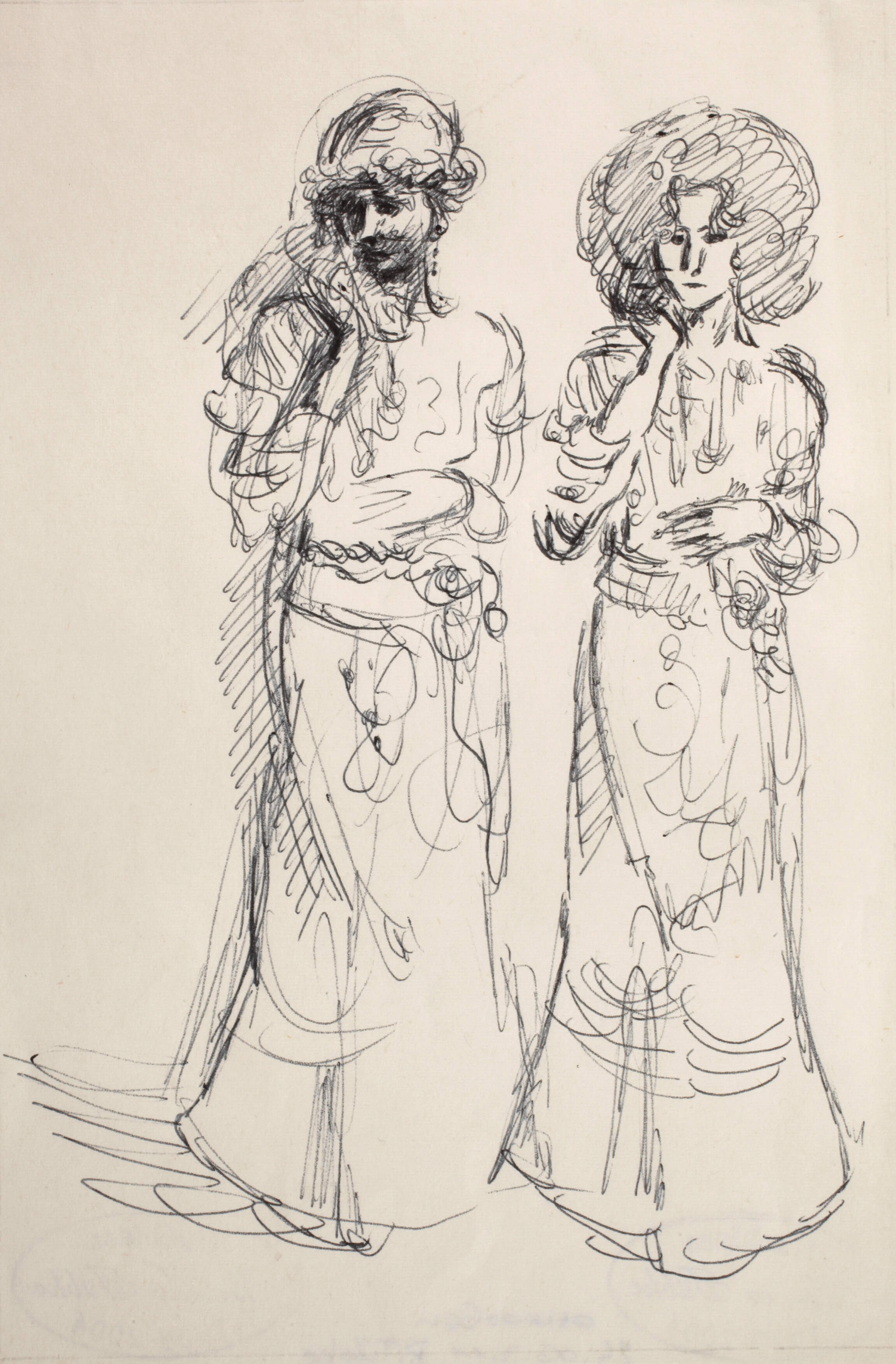 Werner Tübke, Zwei Damen