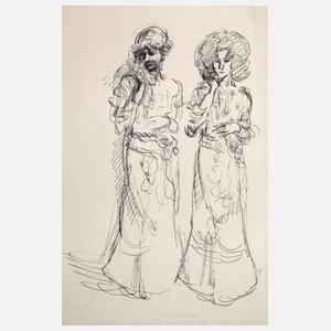 Werner Tübke, Zwei Damen