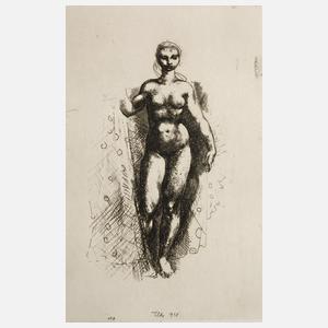 Werner Tübke, "Mädchenakt"