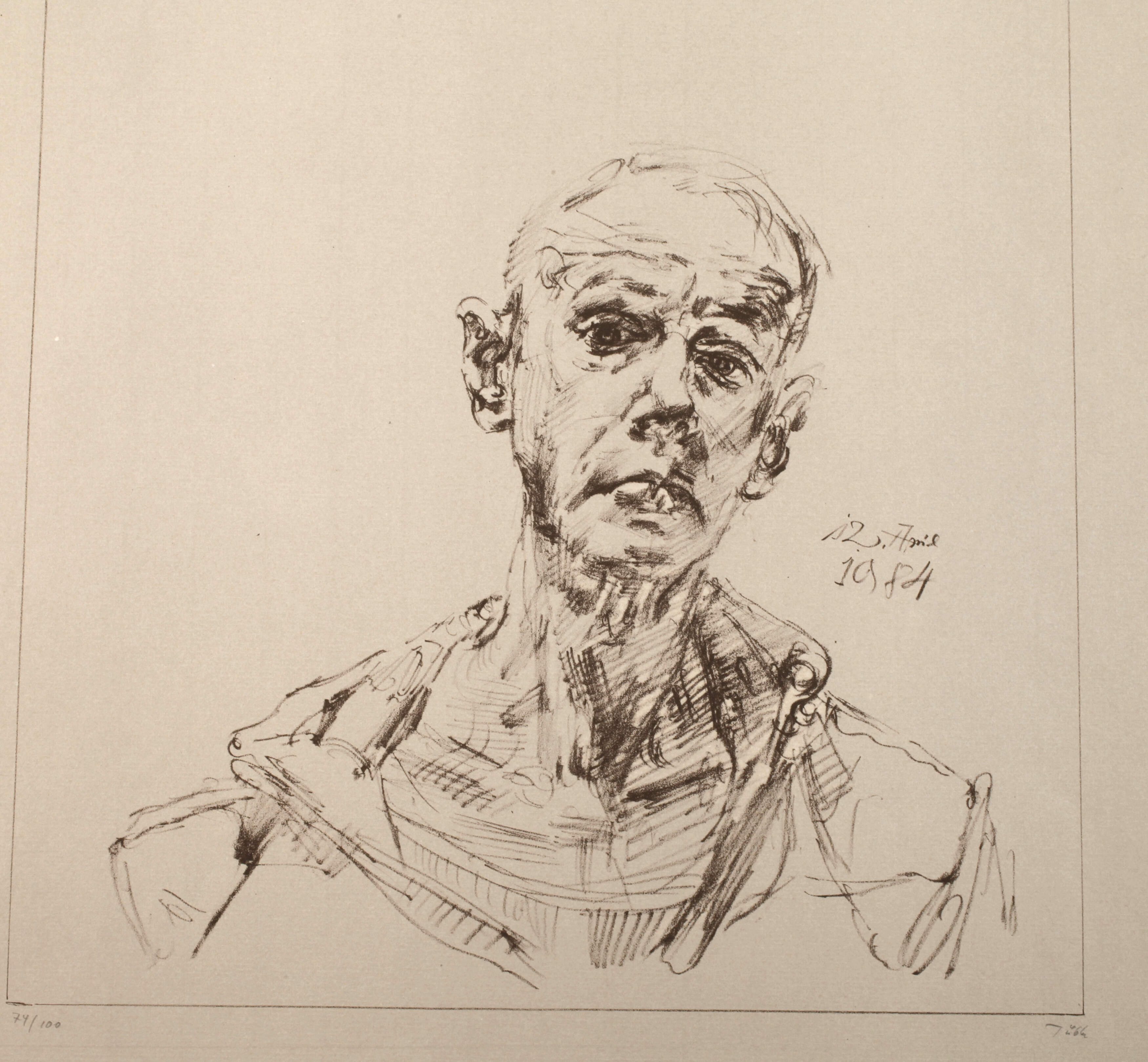 Werner Tübke, Selbstbildnis