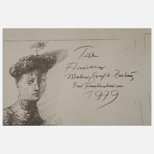 Werner Tübke, "Happening in Pompeji VI"