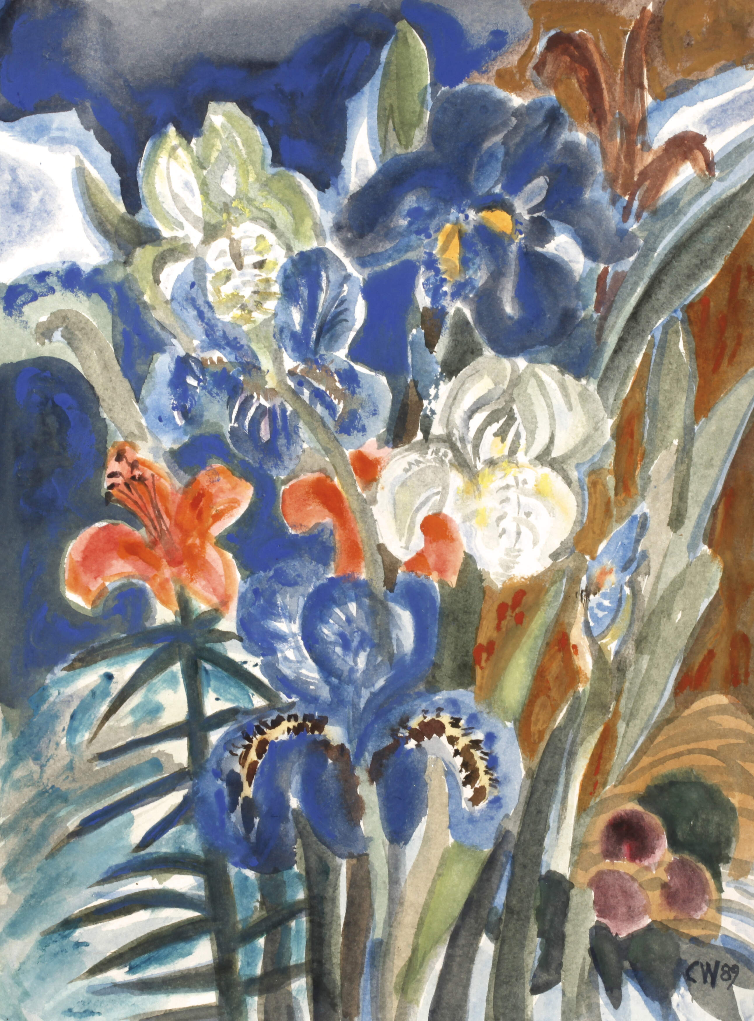 Carl-Heinz Westenburger, "Iris und Feuerlilie"