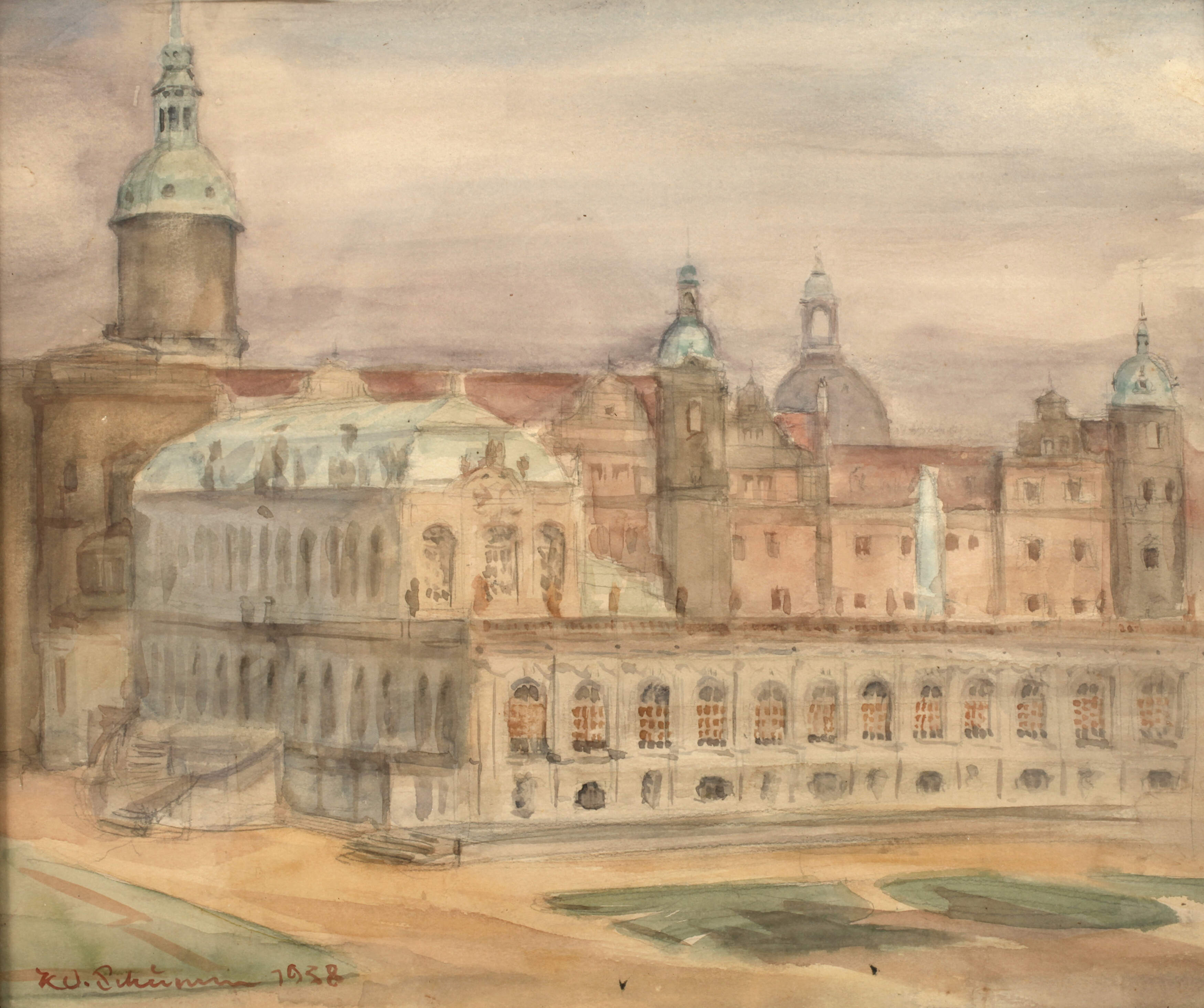 Zwingeransicht in Dresden