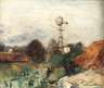 Max Schwimmer, Landschaft mit Windrad