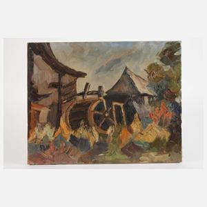 Fredo Bley, Alte Mühle am Waldrand