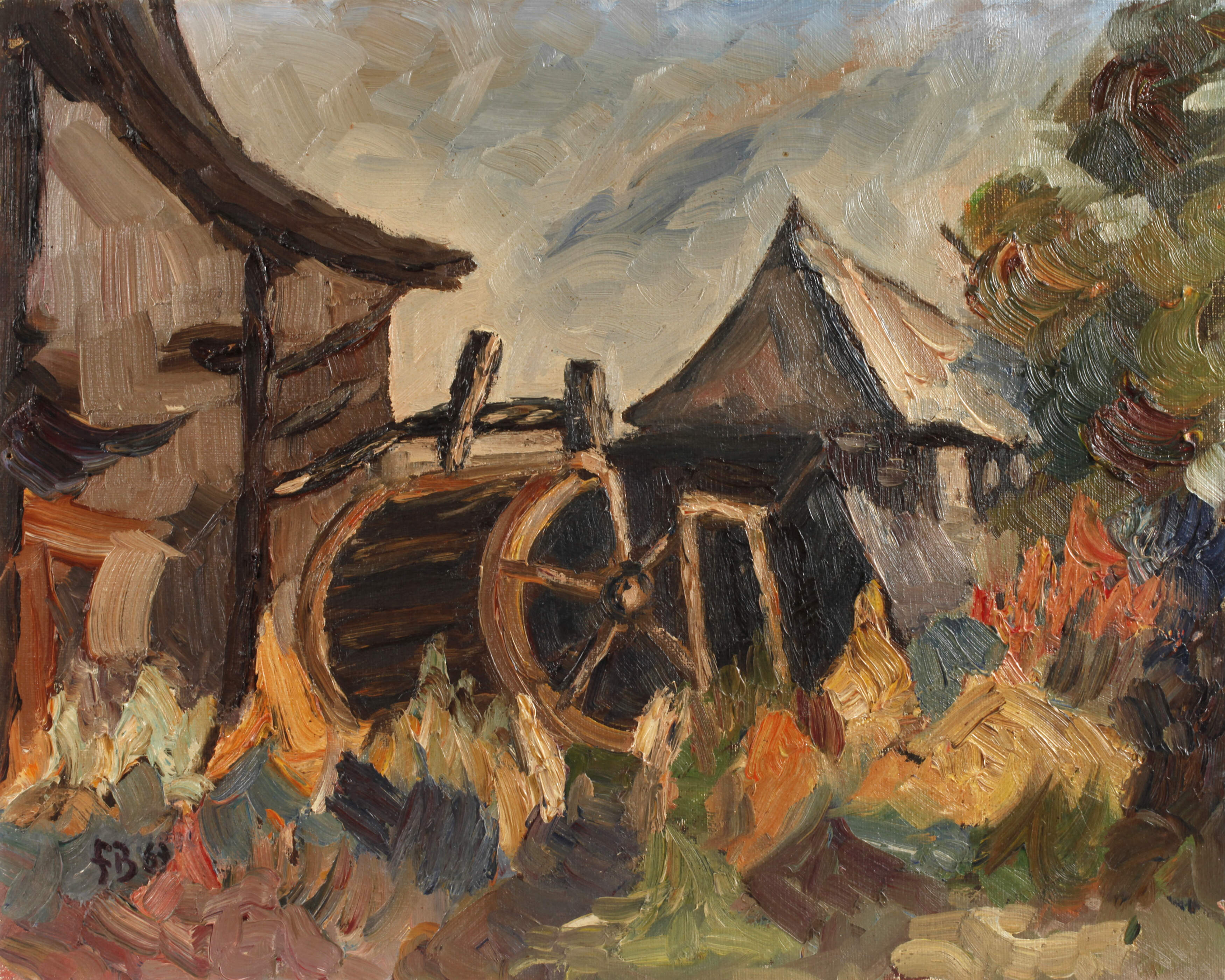 Fredo Bley, Alte Mühle am Waldrand