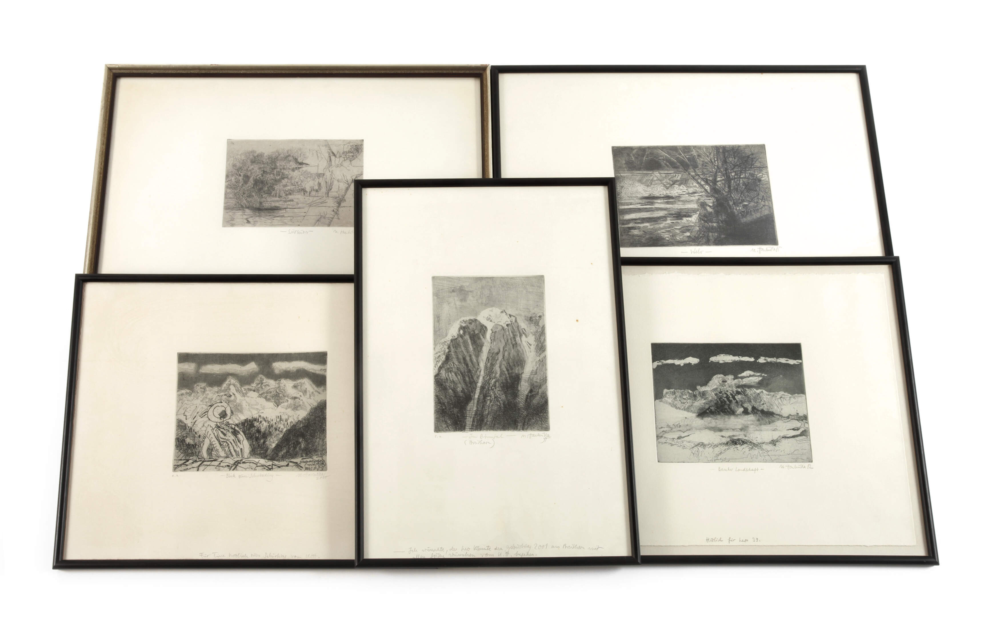 Ulrich Hachulla, Graphikkonvolut mit Landschaften