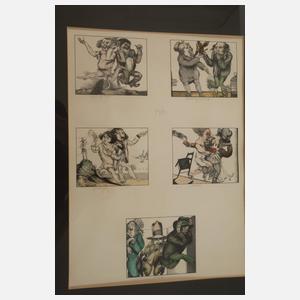 Graphikkonvolut Leipziger Künstler