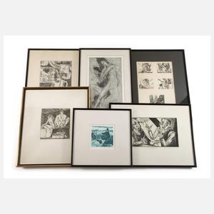 Graphikkonvolut Leipziger Künstler